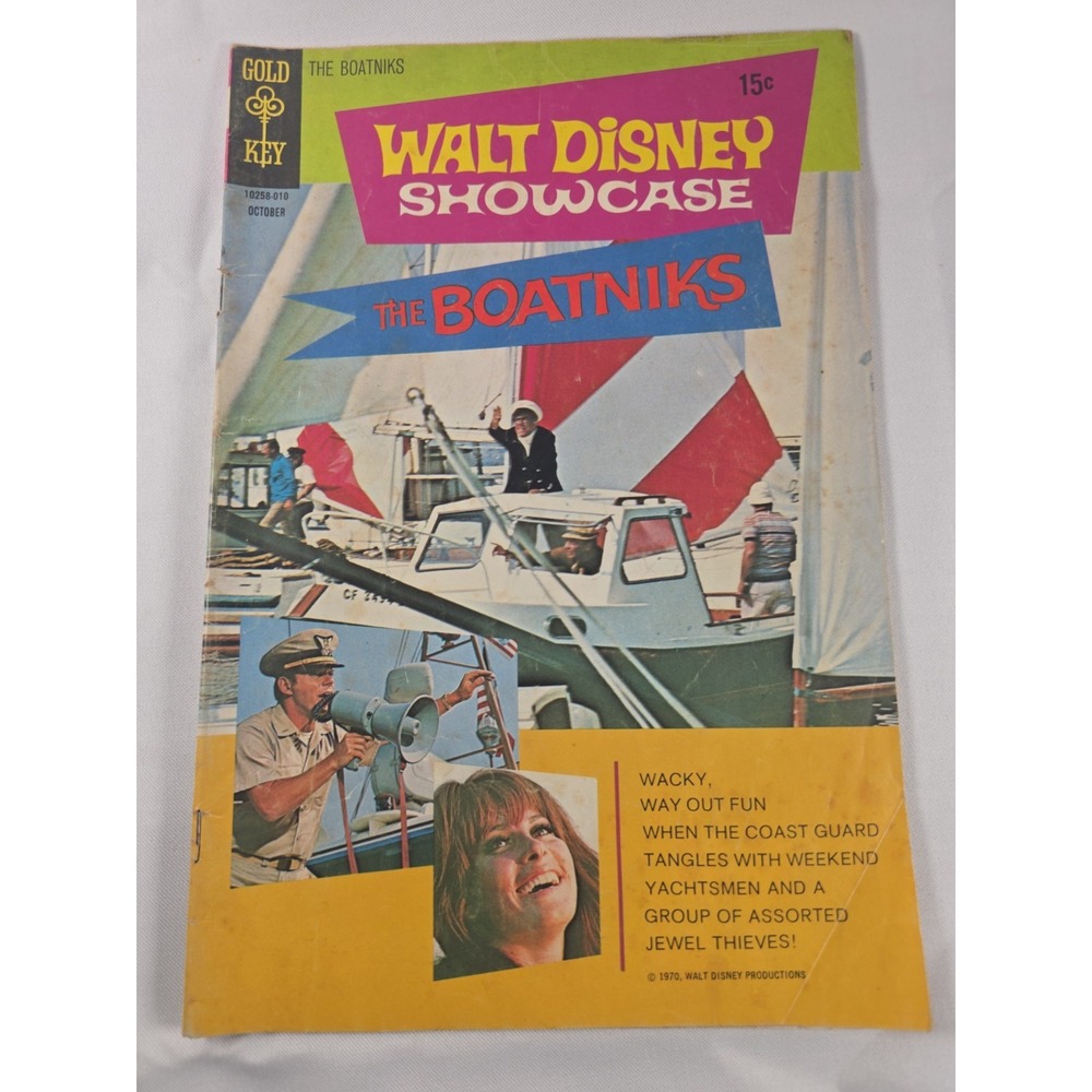 Walt Disney Showcase The Boatniks Gold Key 1970 #? 15¢ Vintage Disney Comic